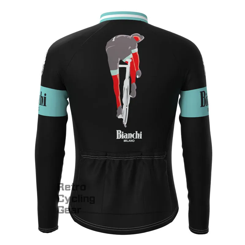 Bianchi Rider Fleece Retro Cycling Kits