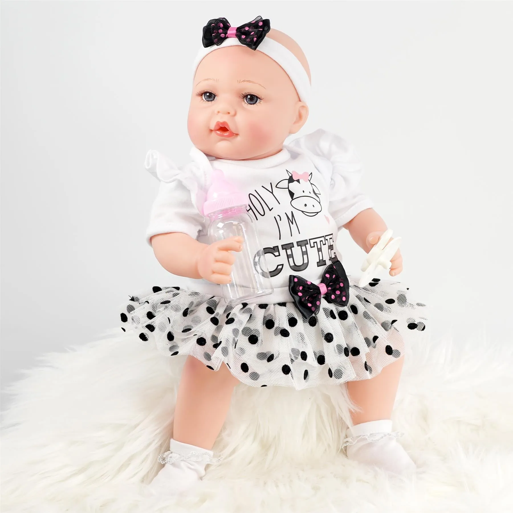 BiBi Reborn Doll Awake Girl "Jasmine" (43 cm / 17")