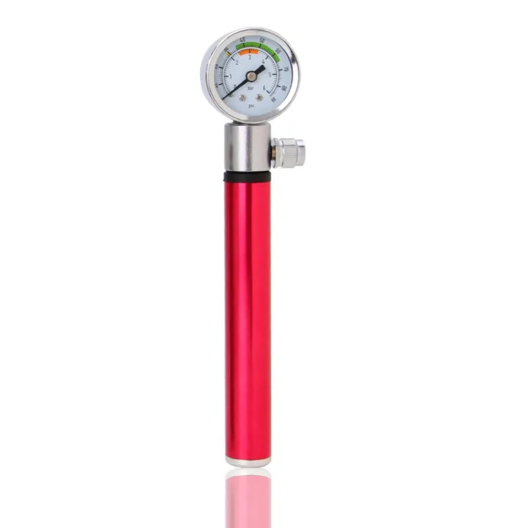 Bicycle Manual Mini Air Pump Bicycle Universal Air Pump Bicycle Outdoor Riding Portable Air Pump(Red)