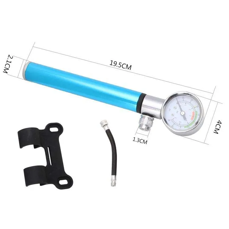 Bicycle Manual Mini Air Pump Bicycle Universal Air Pump Bicycle Outdoor Riding Portable Air Pump(Red)