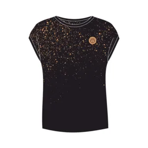 Bidi Badu Paris 2024 Junior Capsleeve (Girl's) - Black/Gold