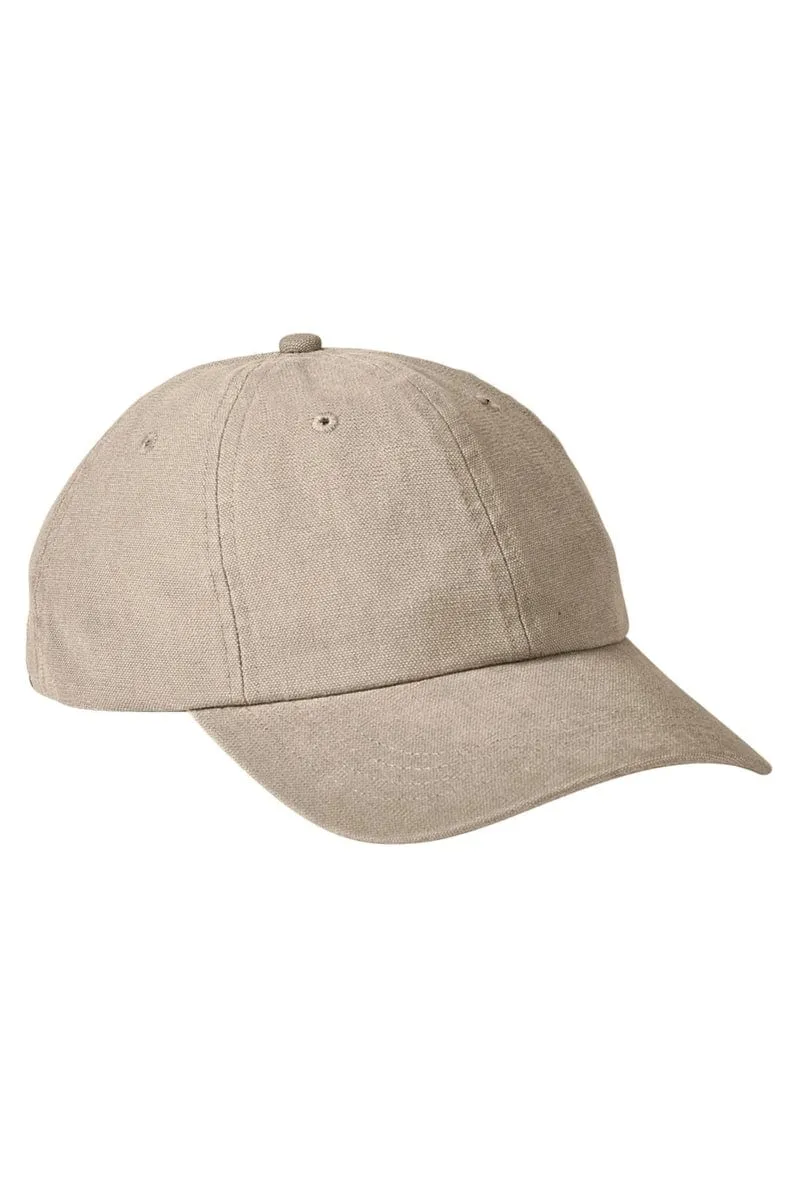 Big Accessories BA610: Heavy Washed Canvas Cap