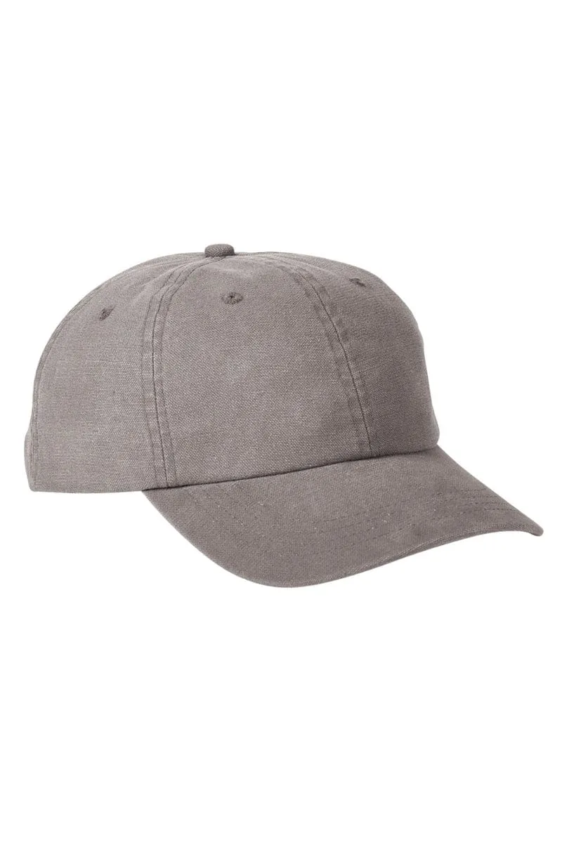 Big Accessories BA610: Heavy Washed Canvas Cap