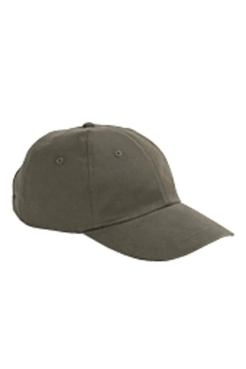 Big Accessories BX001: 6-Panel Brushed Twill Unstructured Cap