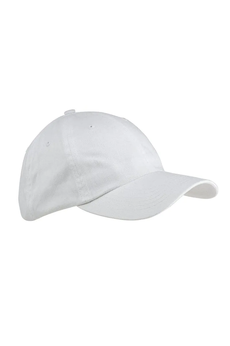 Big Accessories BX001: 6-Panel Brushed Twill Unstructured Cap