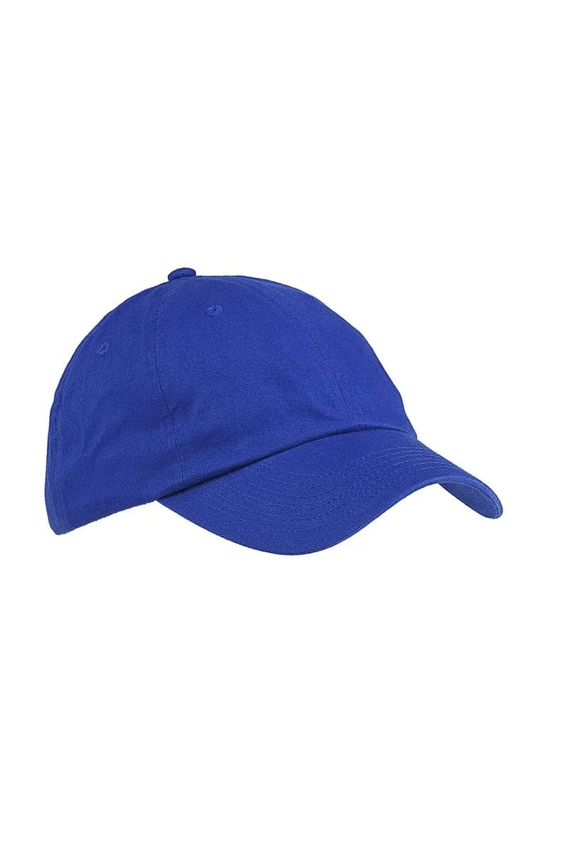 Big Accessories BX001: 6-Panel Brushed Twill Unstructured Cap