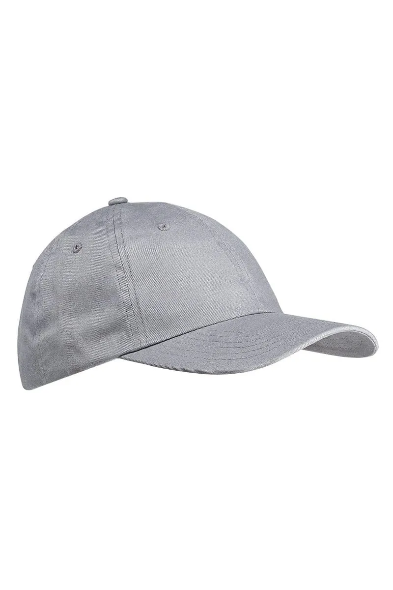 Big Accessories BX001: 6-Panel Brushed Twill Unstructured Cap