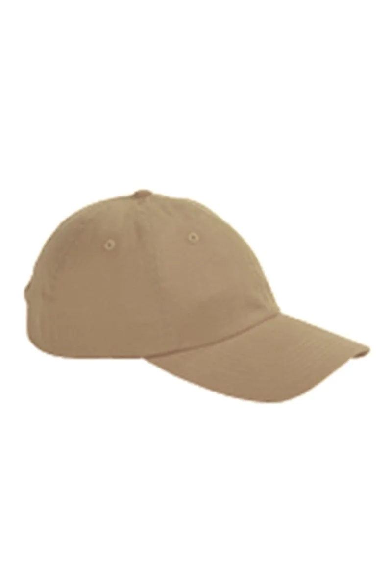 Big Accessories BX001: 6-Panel Brushed Twill Unstructured Cap