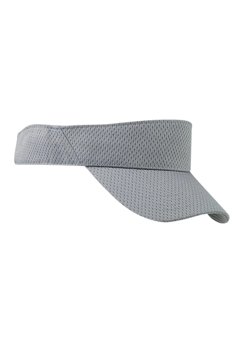 Big Accessories BX022: Sport Visor with Mesh