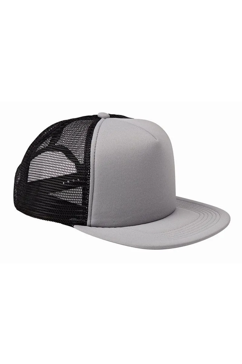 Big Accessories BX030: 5-Panel Foam Front Trucker Cap