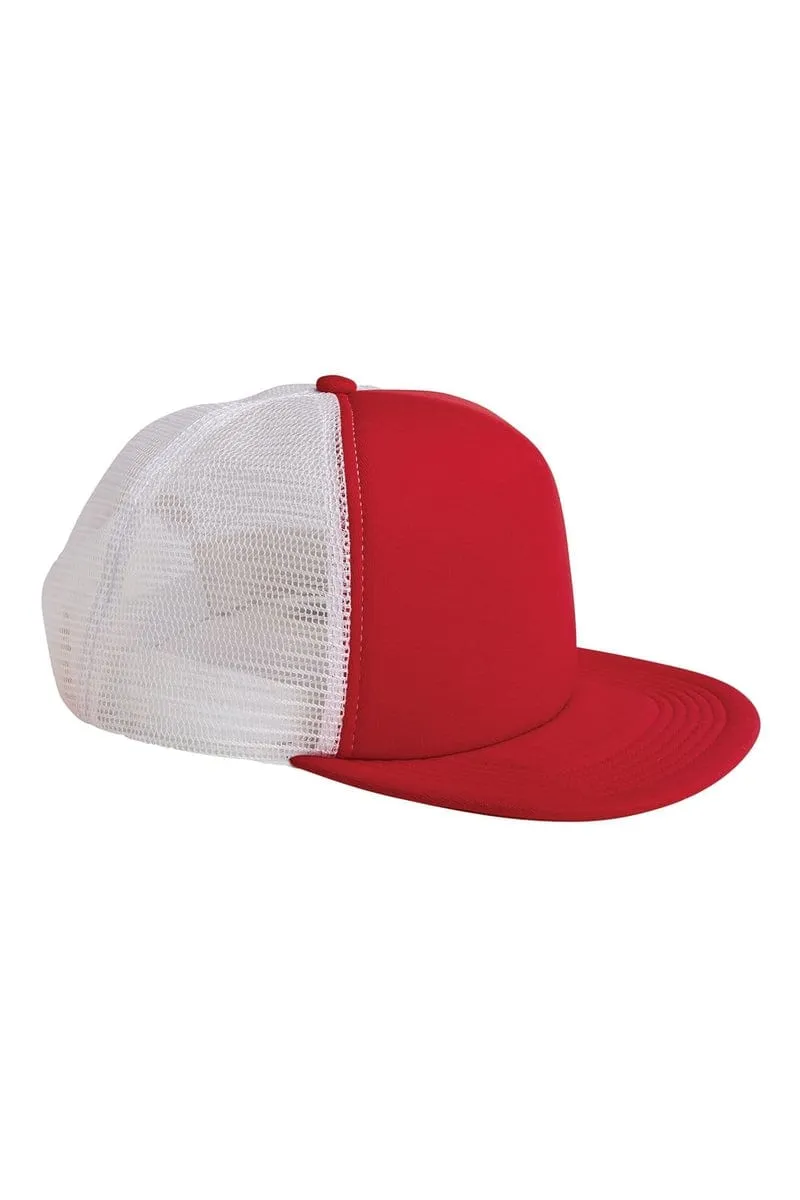 Big Accessories BX030: 5-Panel Foam Front Trucker Cap