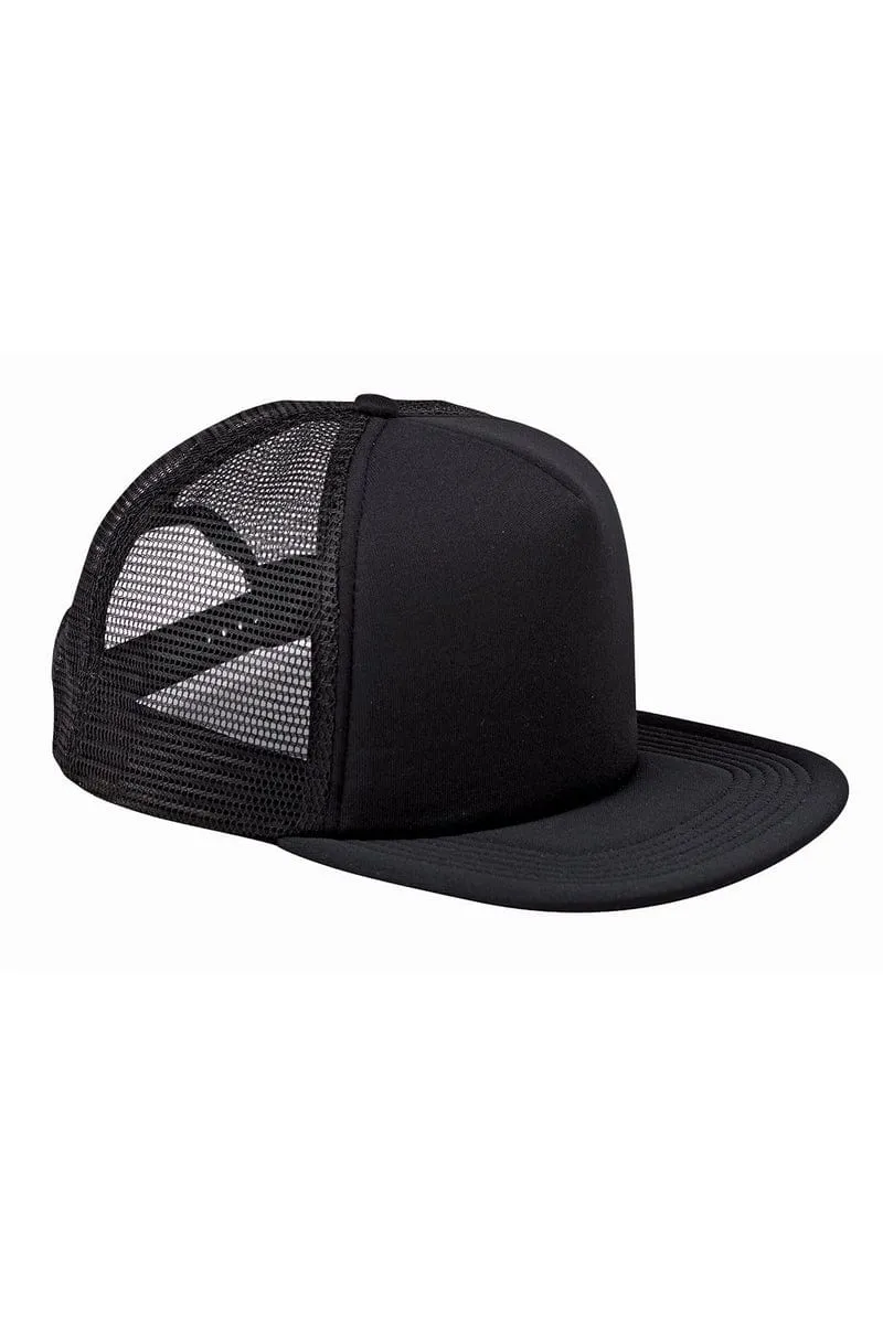 Big Accessories BX030: 5-Panel Foam Front Trucker Cap