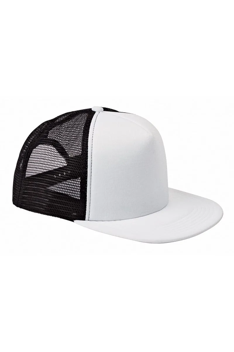 Big Accessories BX030: 5-Panel Foam Front Trucker Cap