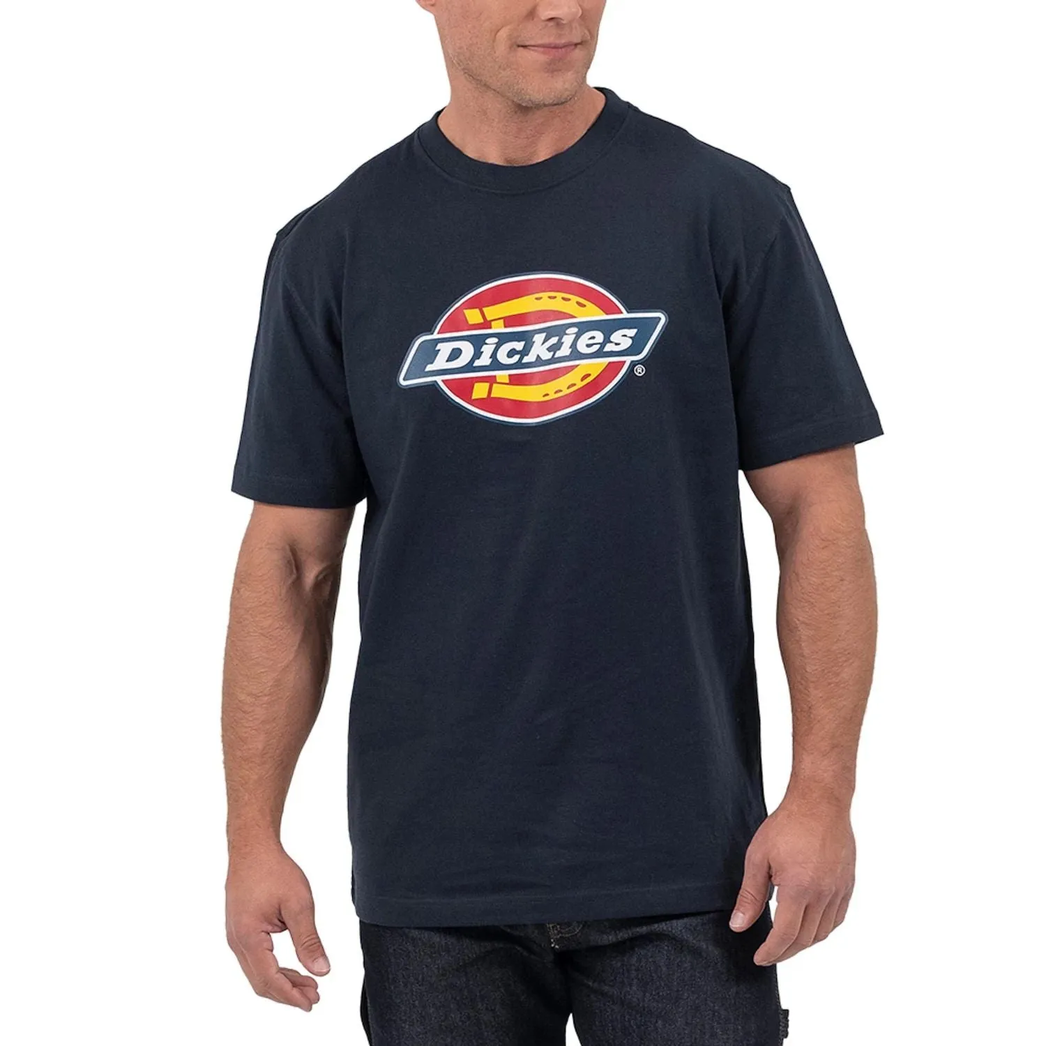 Big & Tall Dickies Tri-Color Graphic Logo T-Shirt, Navy