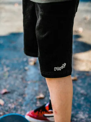 Big Boys Outer Spaced Elastic Waist Shorts - Black Combo