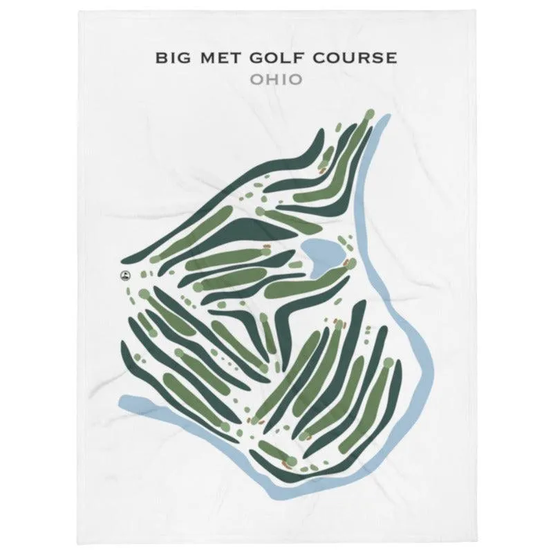 Big Met Golf Course, Ohio - Printed Golf Courses