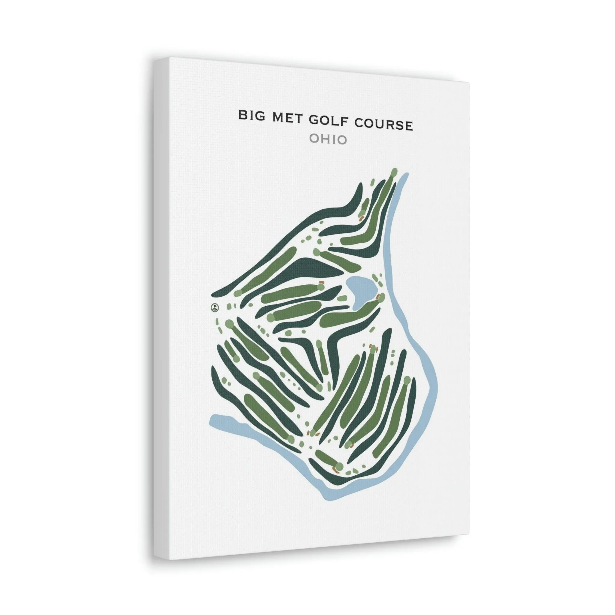 Big Met Golf Course, Ohio - Printed Golf Courses