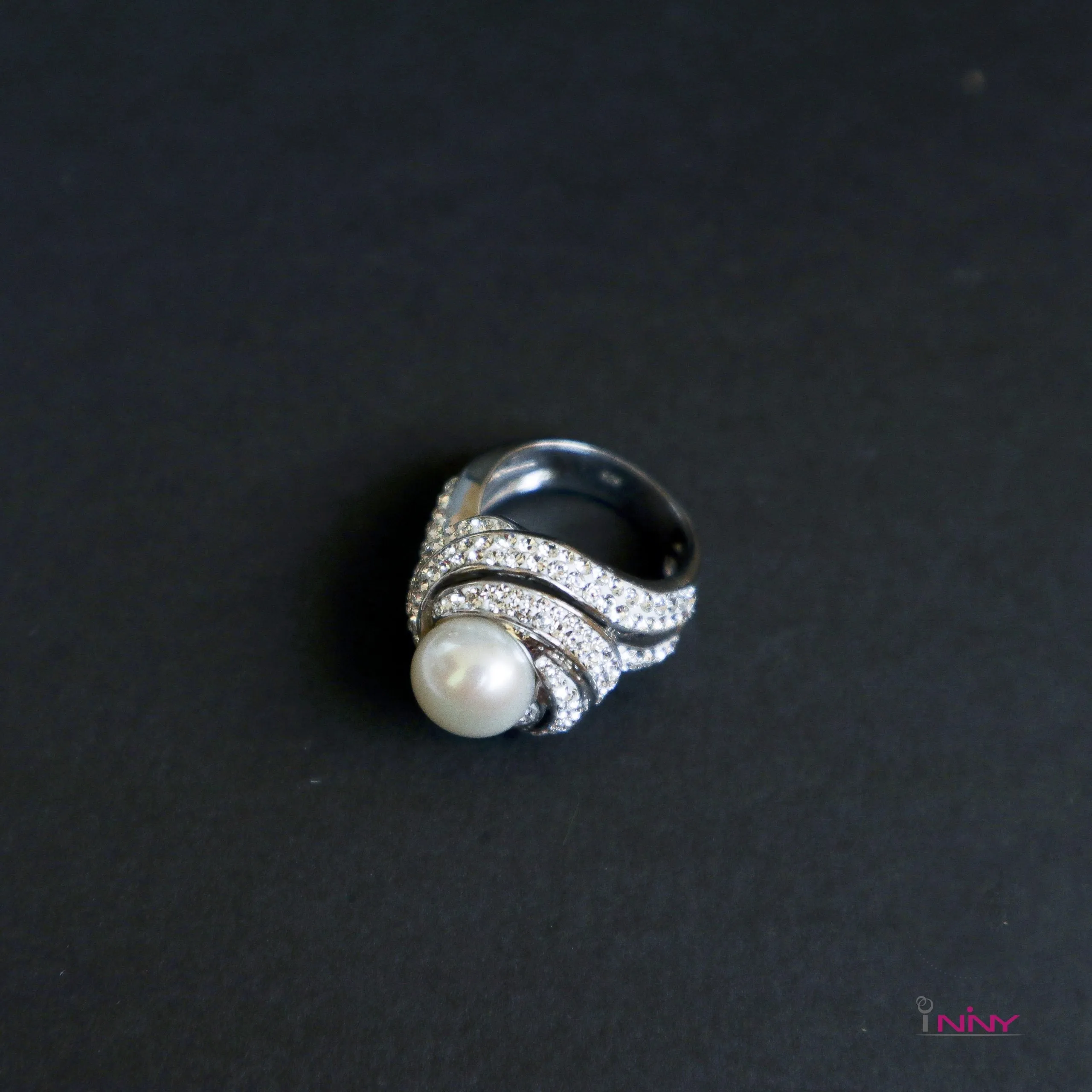 Big Whirlpool Fresh Water Pearl Ring