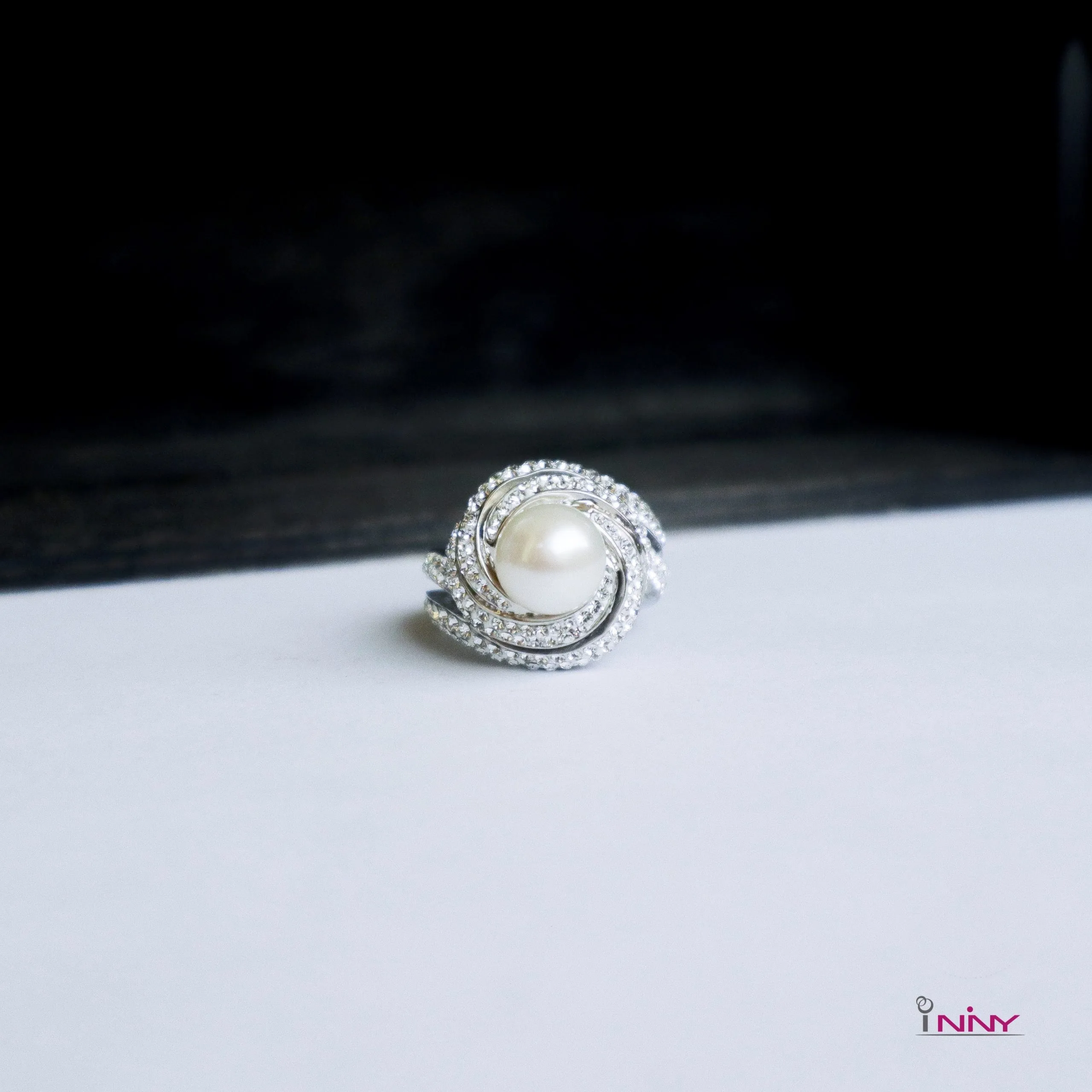 Big Whirlpool Fresh Water Pearl Ring