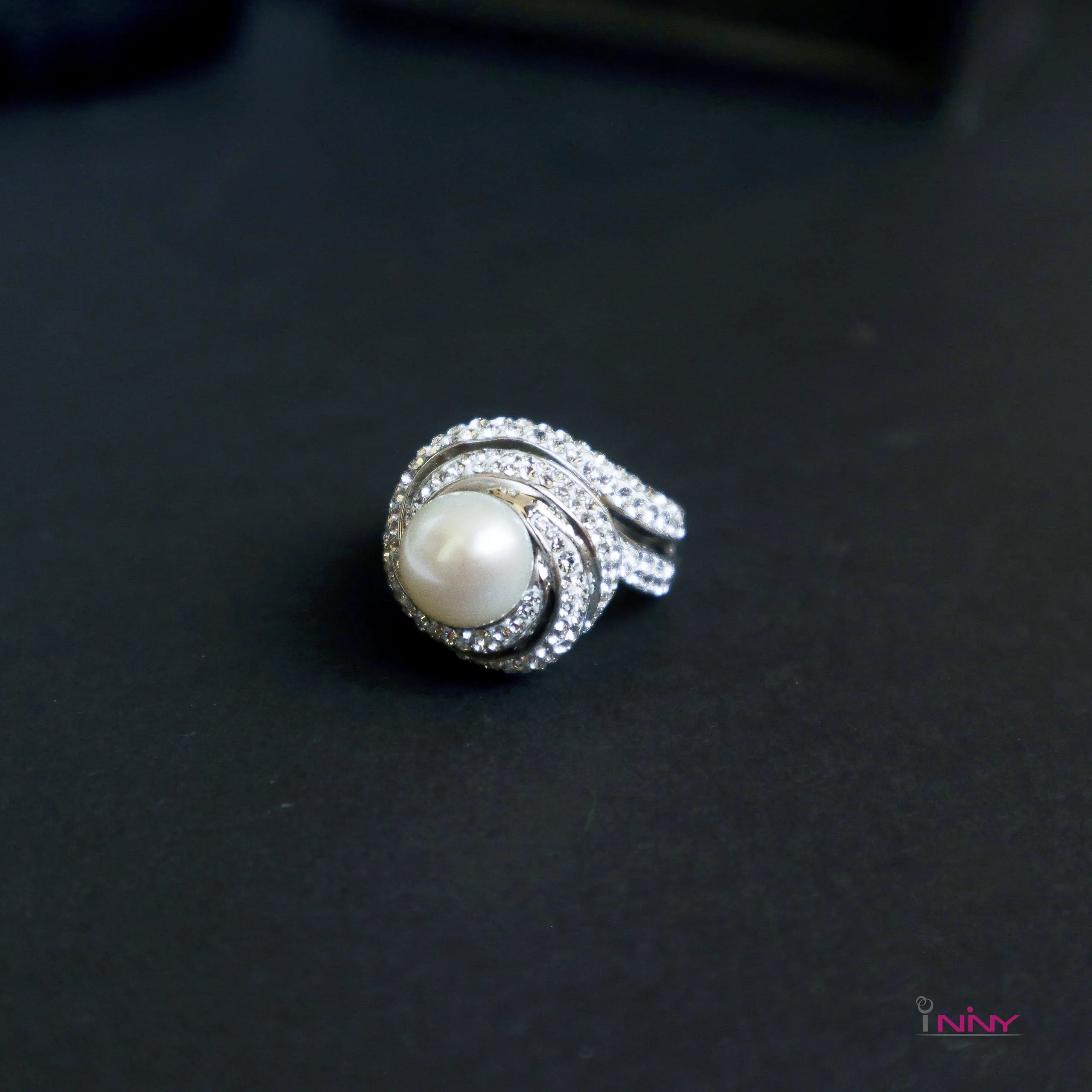 Big Whirlpool Fresh Water Pearl Ring