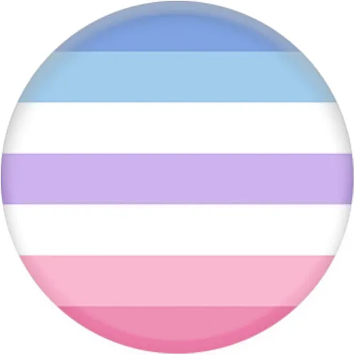 Bigender Pride Flag Small Pin Badge