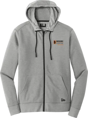 Biggby Coffee Hockey Club New Era Tri-Blend Fleece Full-Zip Hoodie