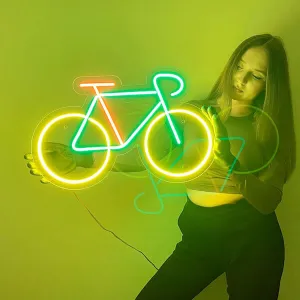 Bike Neon Wall Art