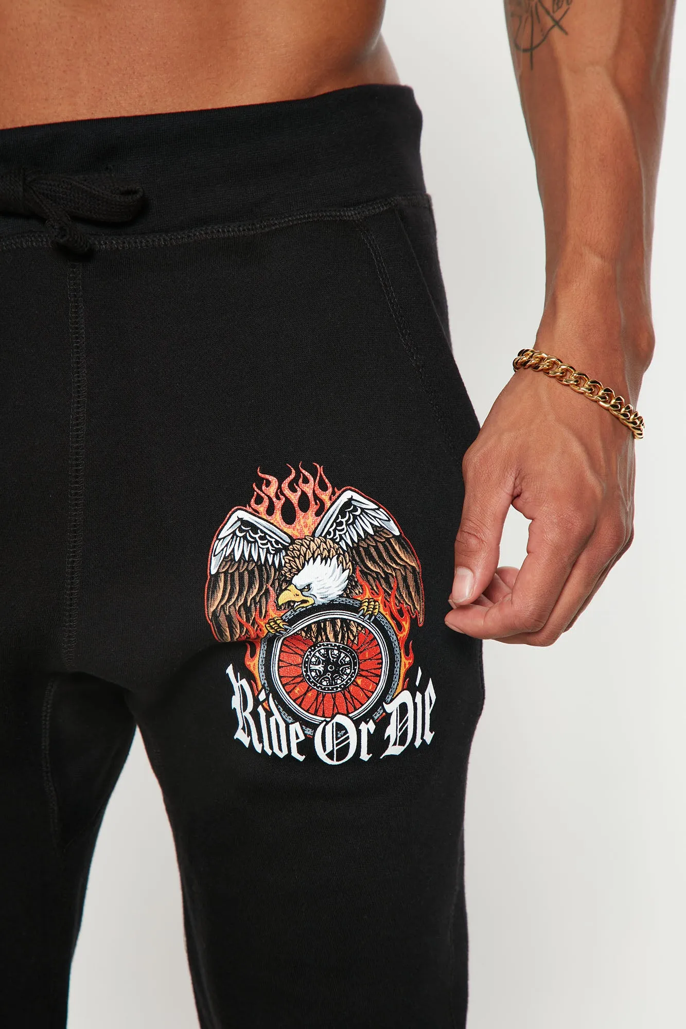 Bike Or Die Jogger - Black