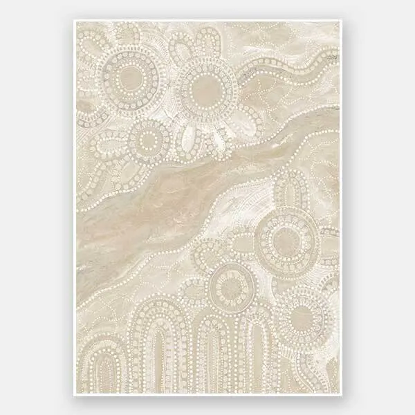 Bila III Neutral Unframed Art Print