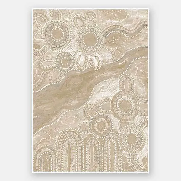 Bila III Neutral Unframed Art Print