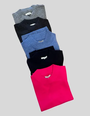 BILINE CASHMERE Crew Neck Sweater