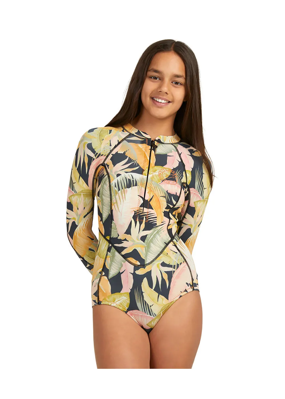 Billabong Girls Salty Dayz 2mm FZ LS Spring Suit