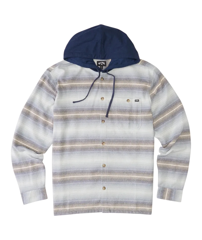 Billabong Mens Baja Hooded Flannel Shirt