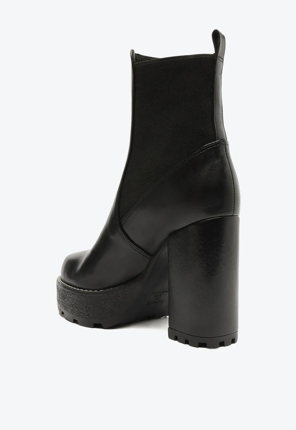 Billie Platform  Leather Bootie