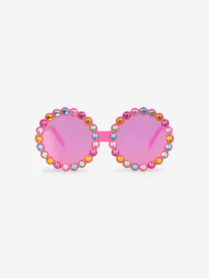 Billieblush Girls Diamante Sunglasses (Anti UV 400) in Pink