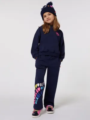 Billieblush Girls Logo Tracksuit in Navy