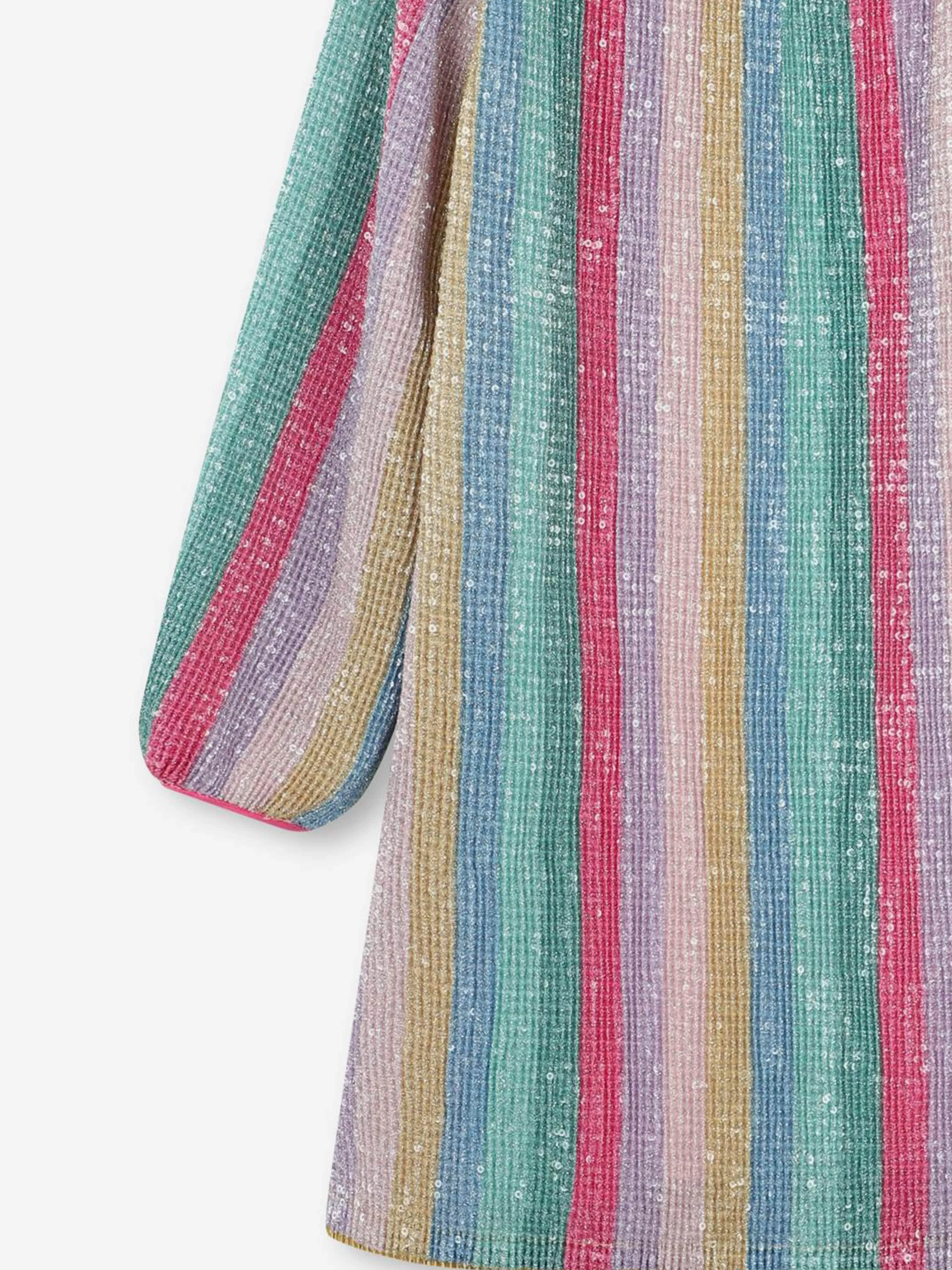 Billieblush Girls Pleated Sequin Dress in Multicolour