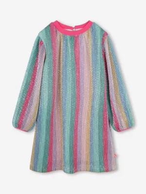 Billieblush Girls Pleated Sequin Dress in Multicolour