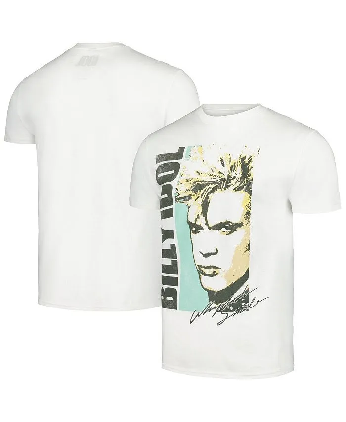 Billy Idol Manhead Merch Men's White T-Shirt, White