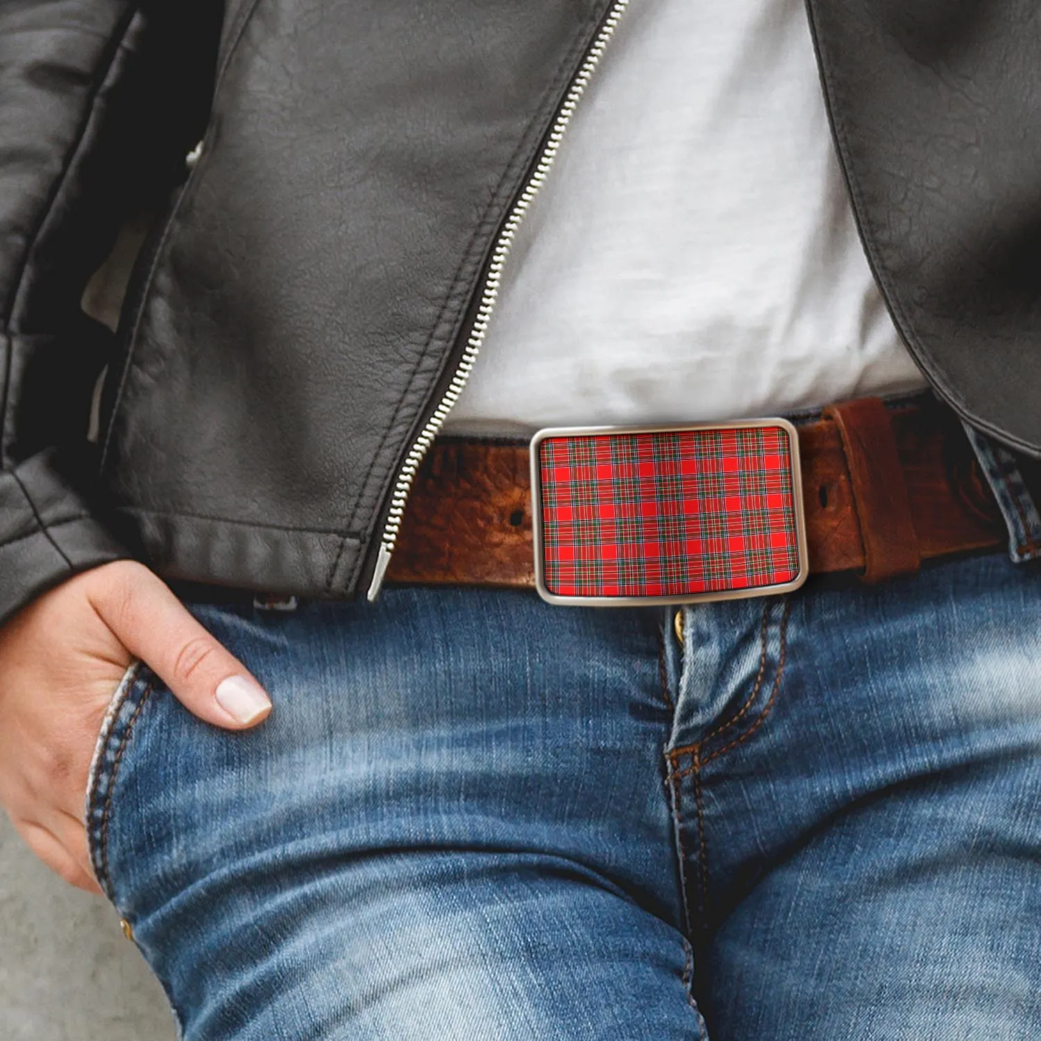 Binning Tartan Belt Buckles