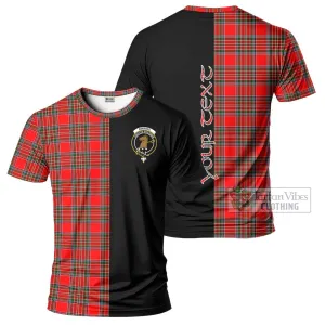 Binning Tartan T-Shirt with Family Crest and Half Of Me Style