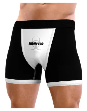 Biohazard Survivor - Zombie Apocalypse Mens Boxer Brief Underwear