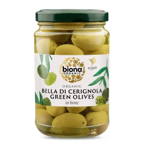 Biona Organic Green Olives 280g