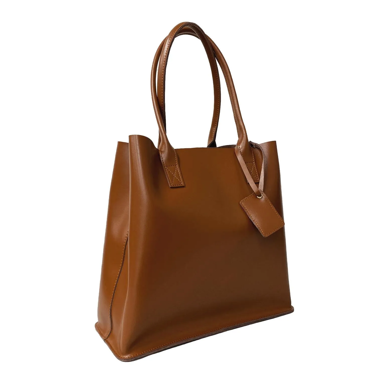 BIRCHGROVE - Women's Tan Genuine Leather Tote Bag