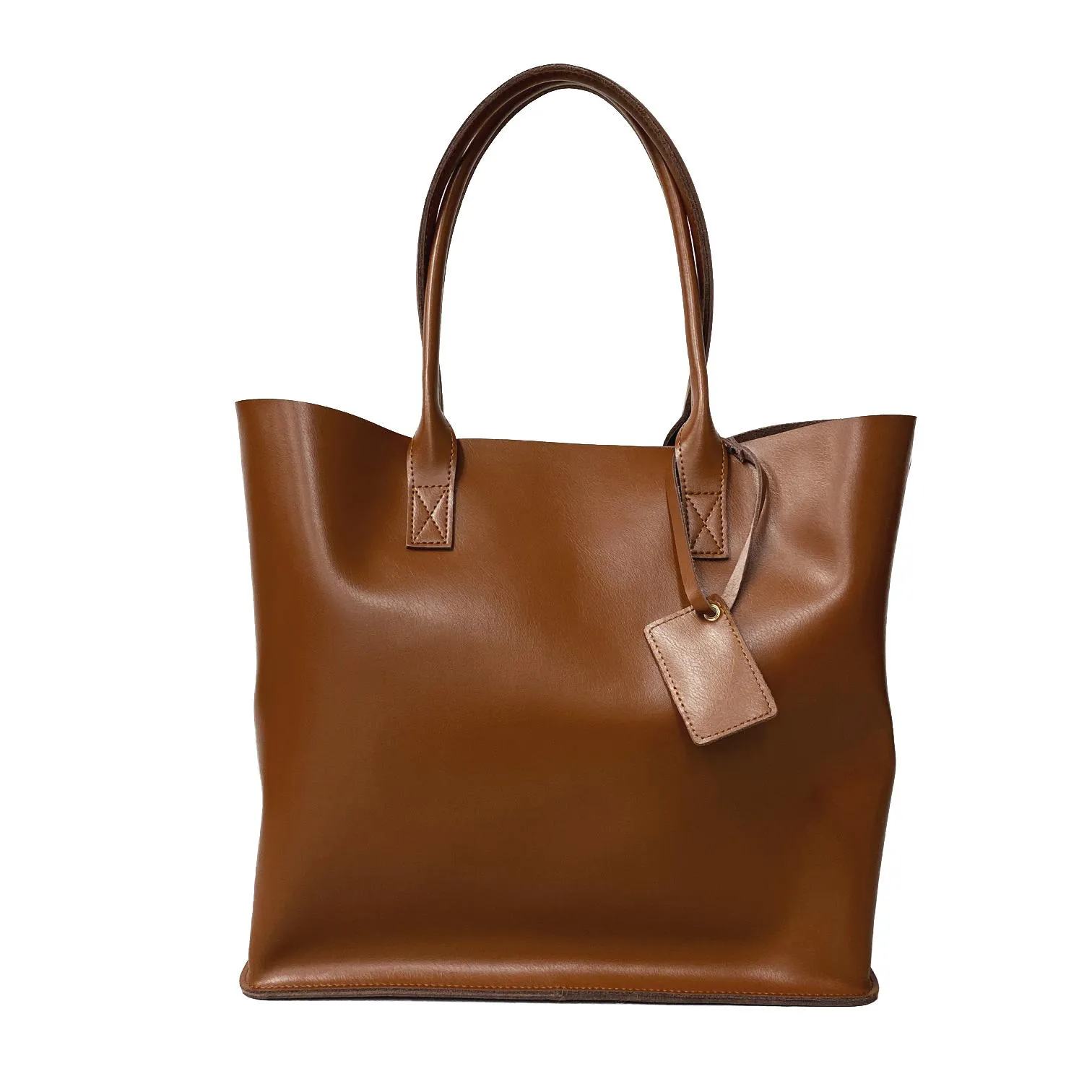 BIRCHGROVE - Women's Tan Genuine Leather Tote Bag