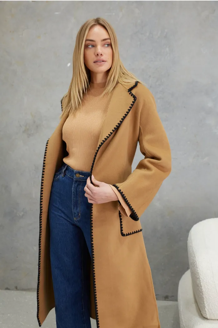 Birds Of a Feather Celeste Wool Coat