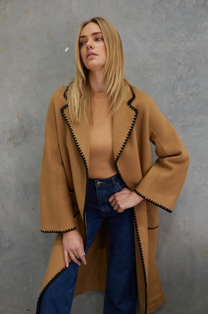 Birds Of a Feather Celeste Wool Coat