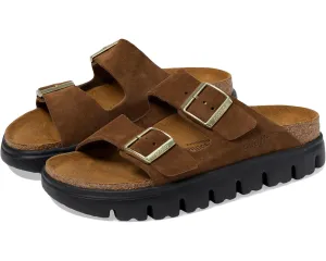 BIRKENSTOCK ARIZONA CHUNKY - DARK TEA SUEDE