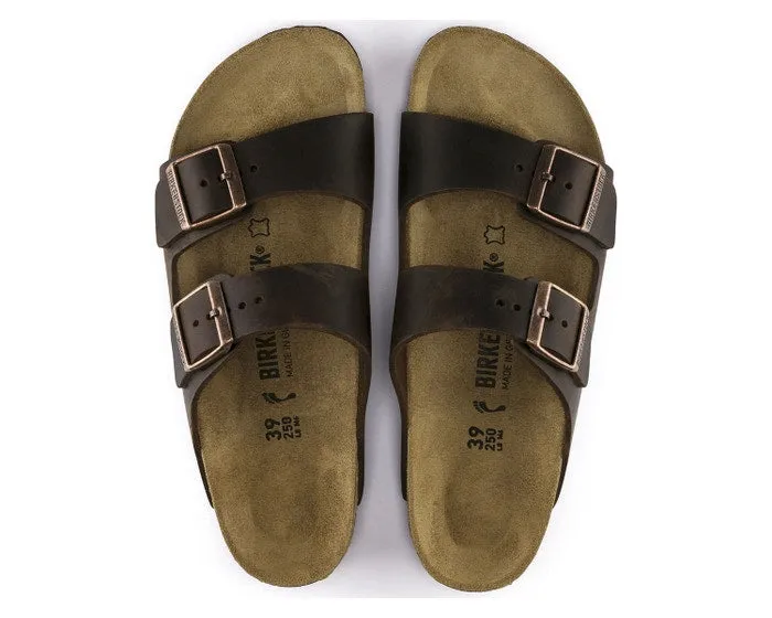 Birkenstock Arizona Nubuck Oiled/Suede Sandal (Unisex)