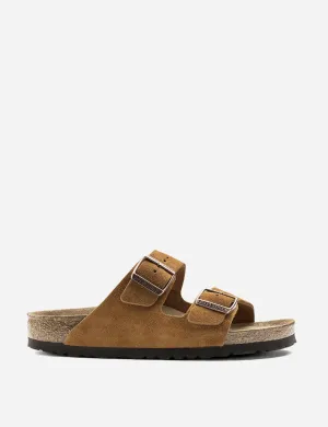 Birkenstock Arizona Sandals Suede (Regular) - Mink Brown